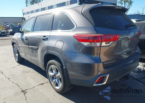 2018 Toyota Highlander Hybrid Limited from USA, damaged, VIN 5TDDGRFH6JS050334
